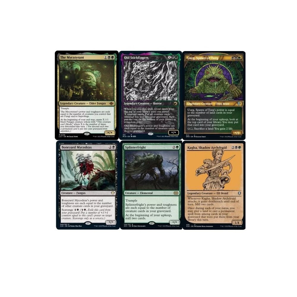 MTG Commander EDH Deck The Mycotyrant 100 Magic Cards Custom Deck Fungus - NM